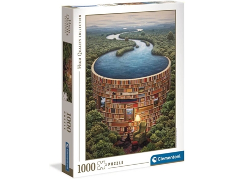 Puzzle CLEMENTONI Bibliodame (Edad Mínima: 10 - 1000 Piezas)