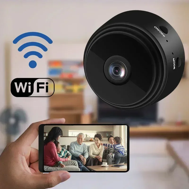 Mini Cámara De Vigilancia Inalámbrica, Wifi, A9