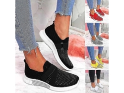 2026-zapatos Slip-on Mujer Con Suela Ortopédica Sneakers Moda Plataforma Caminar Confortables Respirables