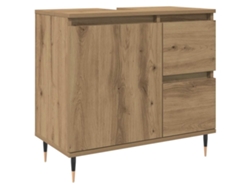 Mueble de baño MAISON EXCLUSIVE en derivados de madera de roble artesanal