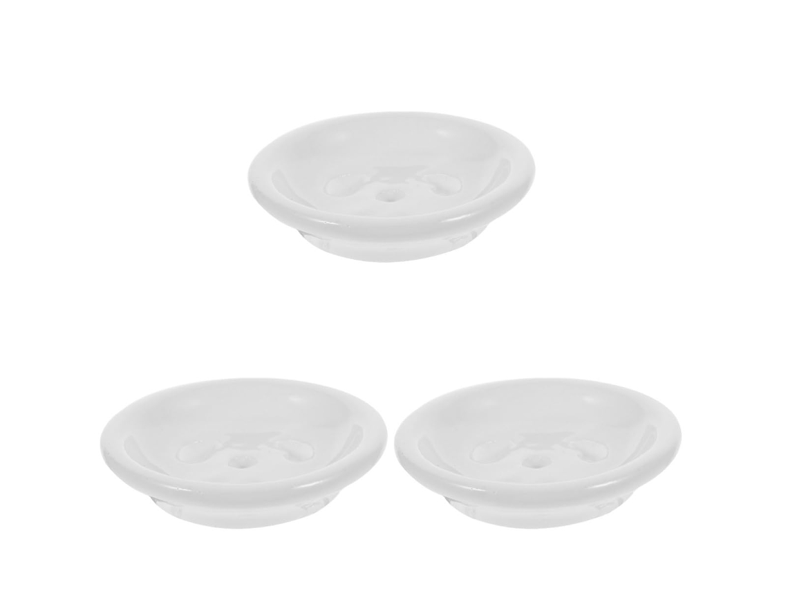 Juego De 3 Coladores De Cerámica Para Urinario