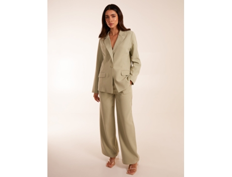 Pantalones de Mujer BLUE VANILLA Wide Leg Verde (14)