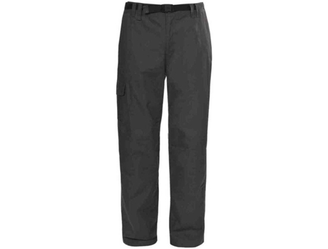 Pantalones para Hombre TRESPASS Clifton Regular Negro para Montaña (XS)