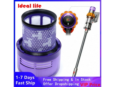 Filtro de repuesto reutilizable y lavable para Dyson V15, herramienta de limpieza inalámbrica para el hogar, reemplazo de limpieza de barredora