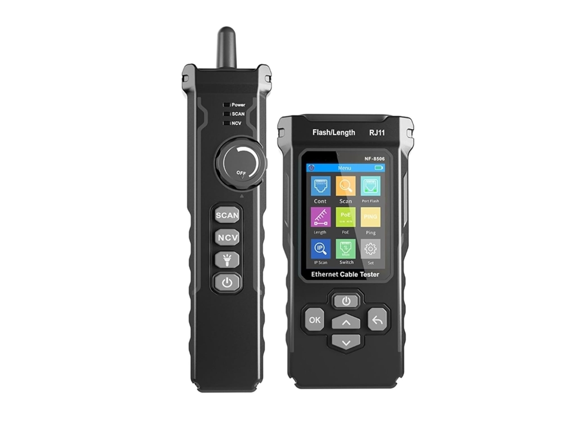 Testeur De Câbles Réseau Avec Scanner Ip/ Prueba Ping, Ethernet, Écran Lcd