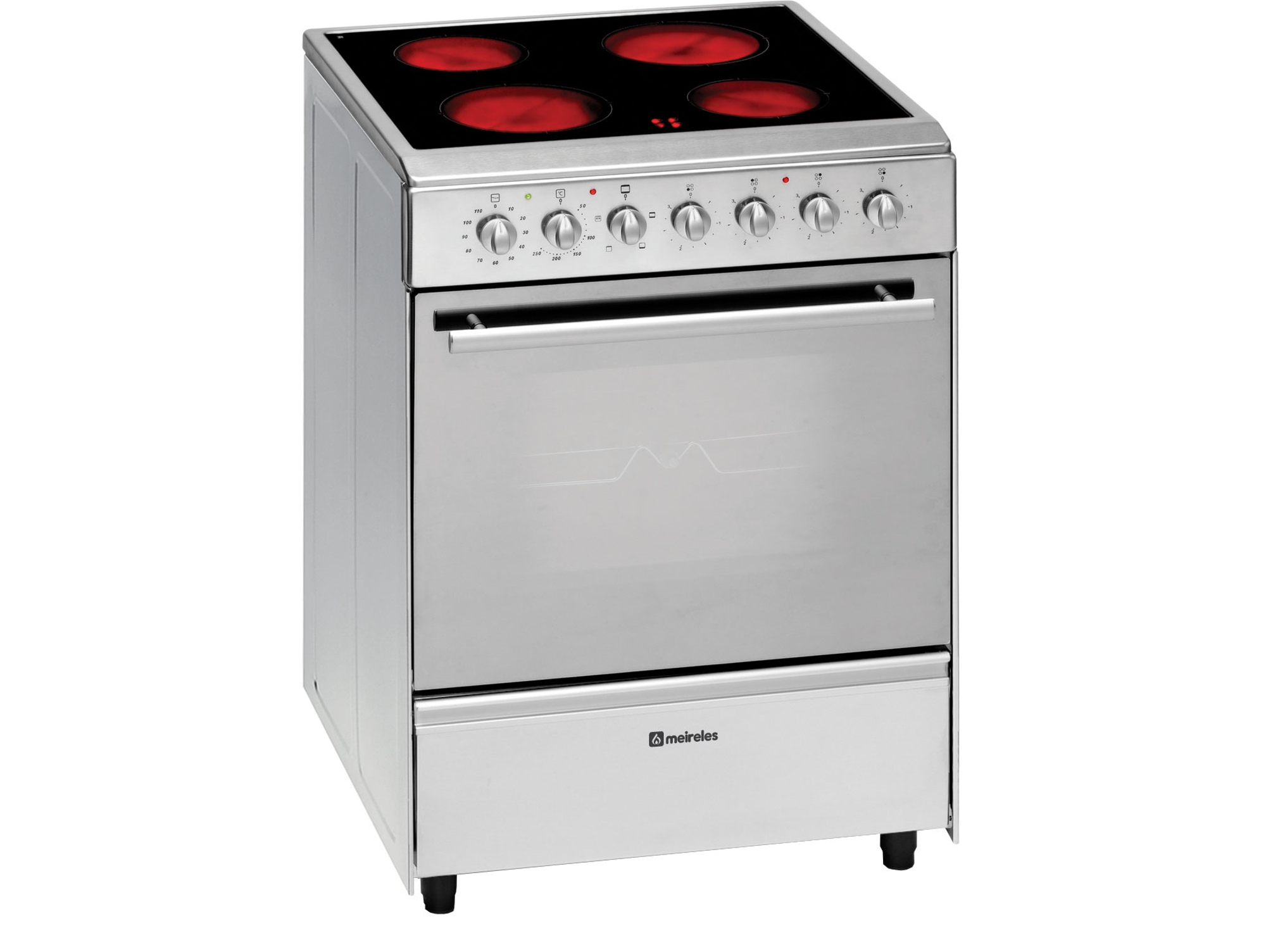 Cocina MEIRELES E 601 X (59 L - Eléctrico de Vitrocerâmica - Inox)