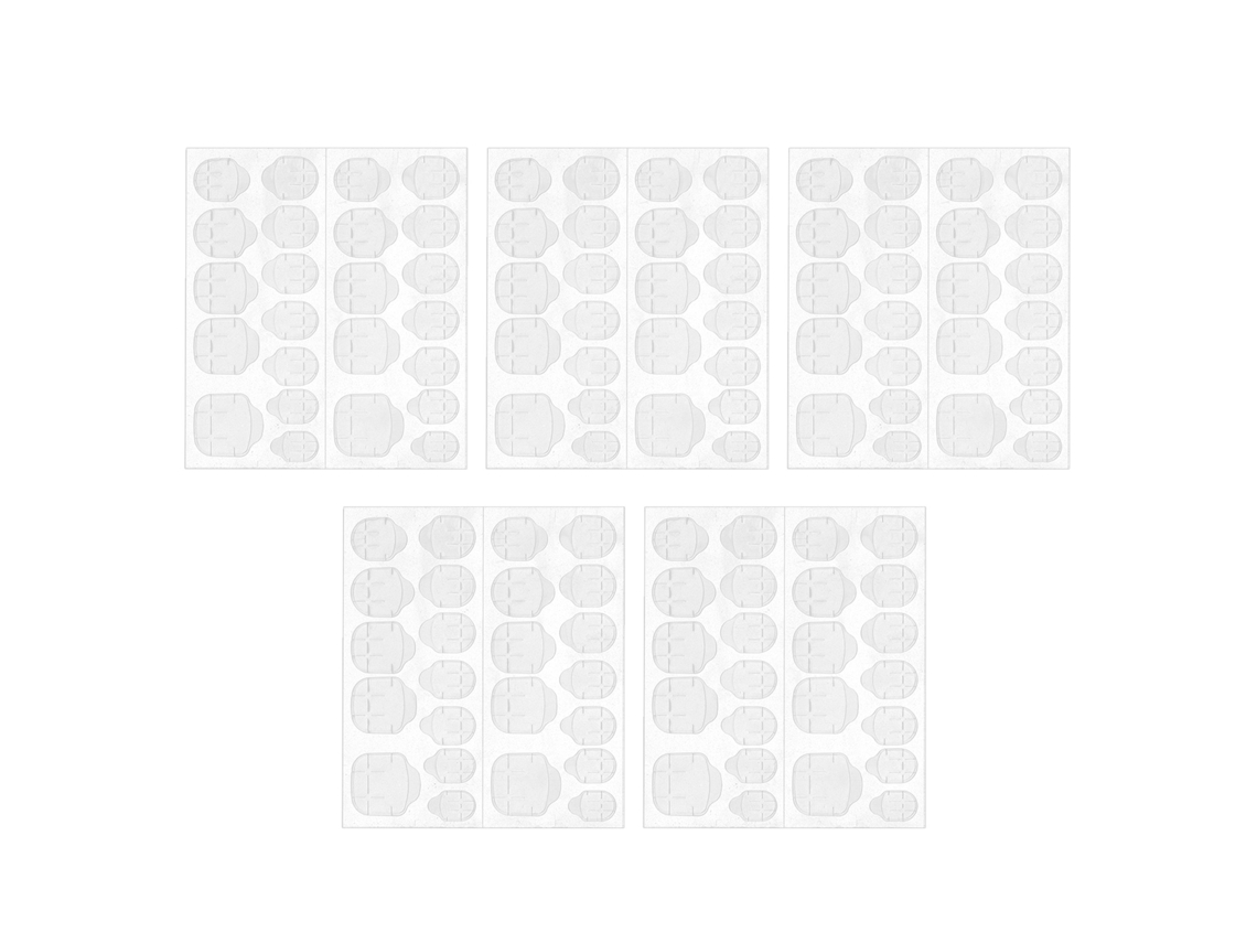 24 Uñas Postizas Adhesivas Flexibles E Impermeables Para Mujeres Y Niñas.