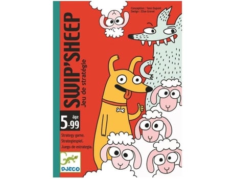 Juego De Cartas DJECO Swip'Sheep (5 anos)