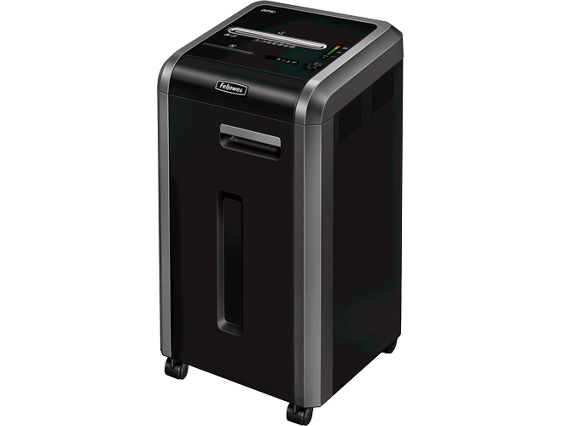 225Ci triturador de papel Corte cruzado 24 cm Negro, Plata FELLOWES