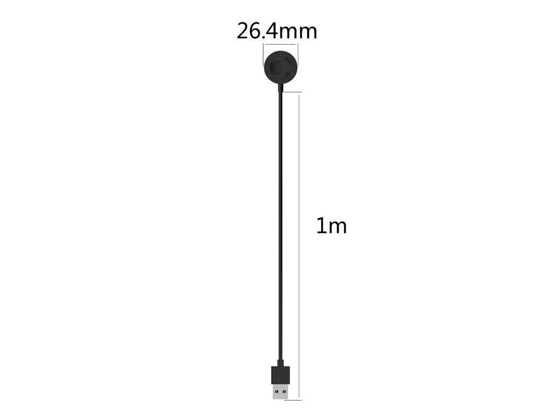 Cargador para reloj inteligente Fossil Gen 6 (1 m - USB - negro) Digitallab