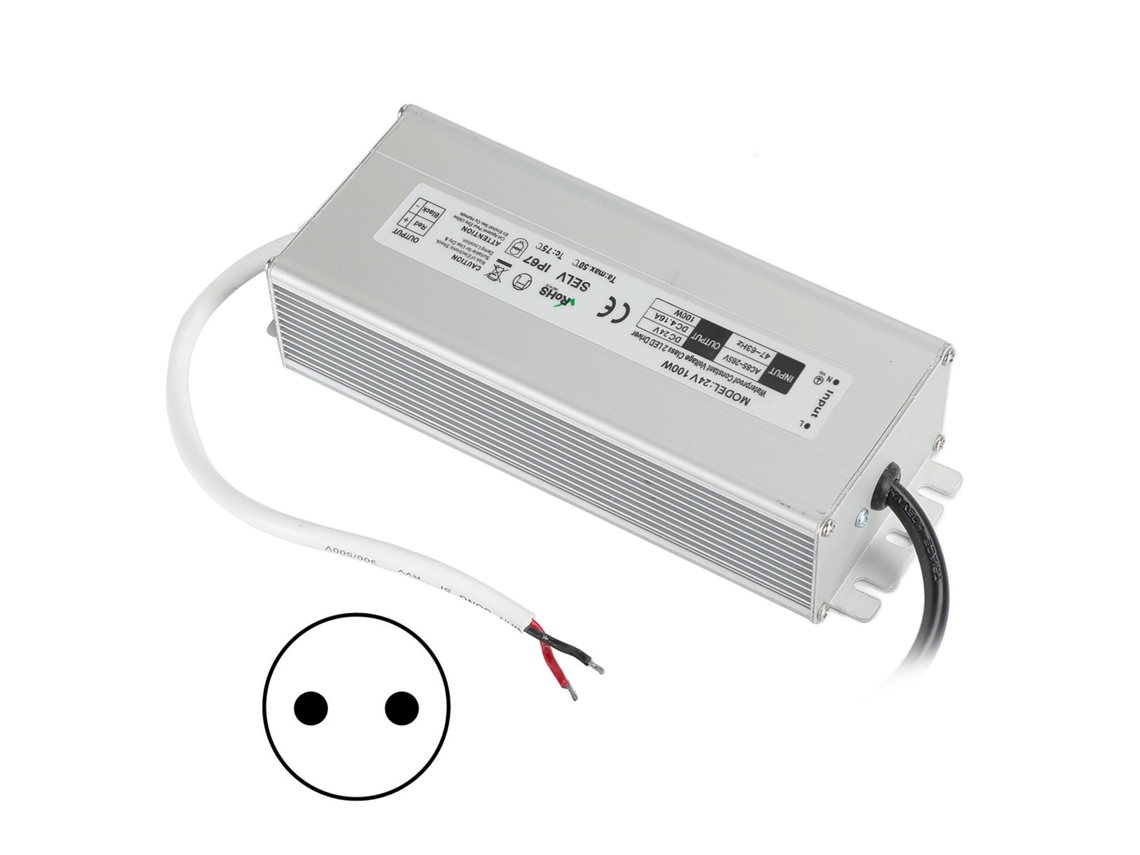 Fuente De Alimentación Led Impermeable Ip67 De 24 V Y 100 W De Alta Eficiencia Con Protección De Seguridad.