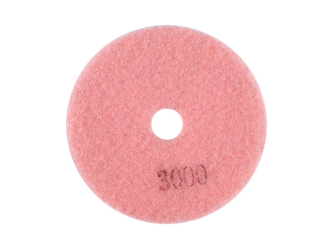Disco De Pulido De Diamante Húmedo De 100 Mm (4") Para Granito, Mármol Y Piedra - Grano 3000