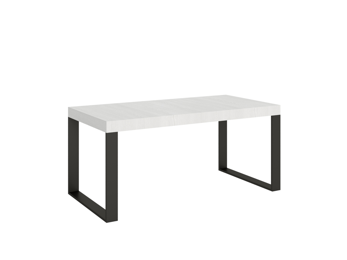 Mesa de Comedor ITAMOBY Tecno Premium (90x180/440 - Paneles de Melamina - Fresno Blanco)