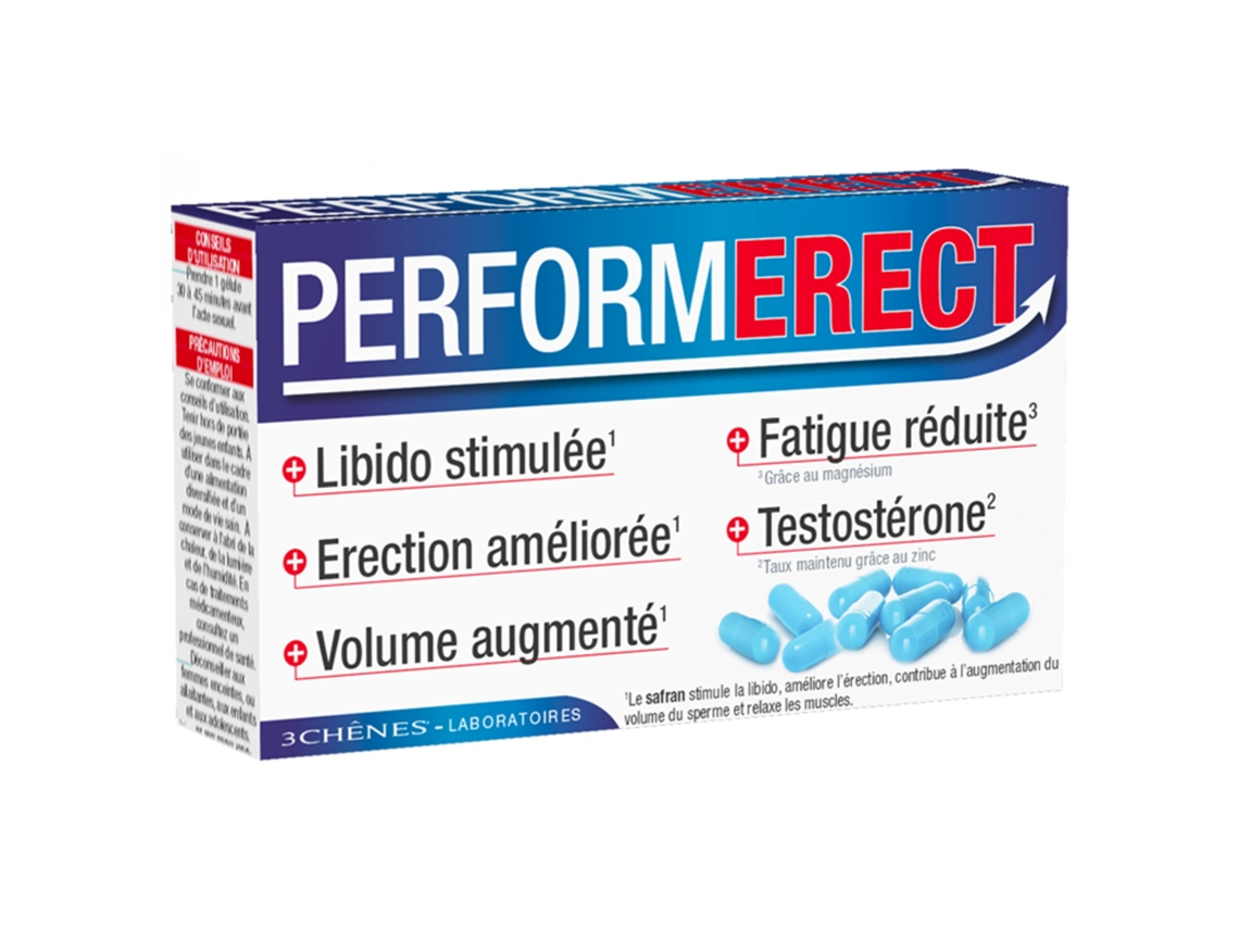 Perform Erect 4 Cápsulas LES 3 CHÊNES