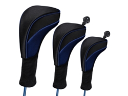 Juego De 3 Fundas Para Cabezas De Palos De Golf Fairway (1, 3, 5) Driver. Protección Profesional Contra Daños.