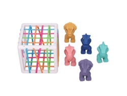 Juguete De Clasificación Sensorial Con Bandas Elásticas, Formas De Dinosaurio Para Bebés