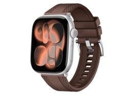 Correa para Apple Watch de 42/41/40/38 mm - Caucho de fluorocarbono con textura de diamante en ambos lados