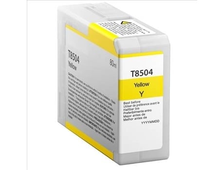 Cartucho para Epson t8504 Amarillo Tinta de Pigmento c13t850400