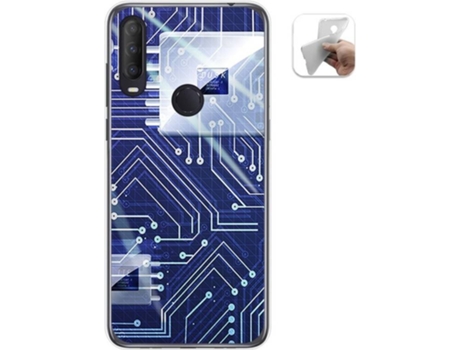Carcasa Alcatel 1S 2020 TUMUNDOSMARTPHONE Circuito Multicolor
