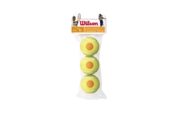 Juego de 3 pelotas de tenis WILSON Starter Tour Orange