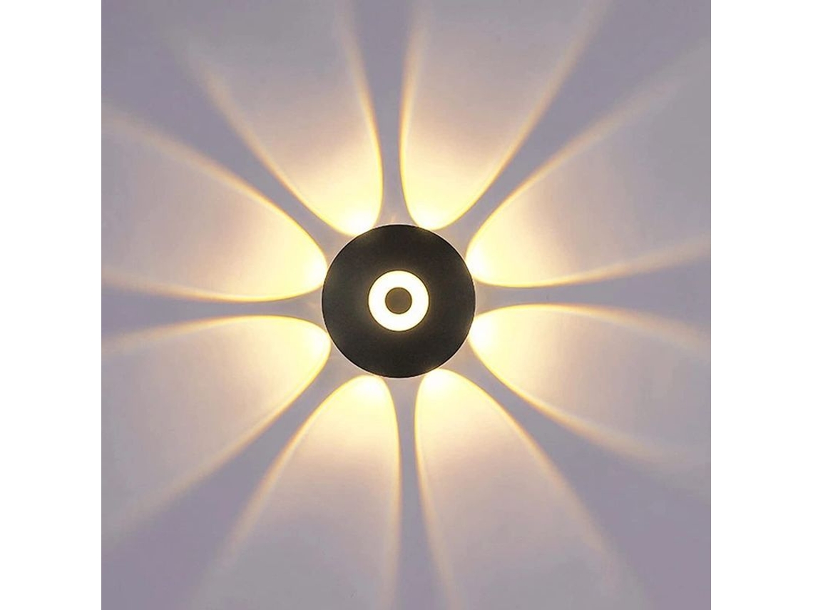 Aplique Led De Pared De 9 W - Interior/exterior - Ip66 - Moderno - 3000 K - Blanco Cálido - Aluminio