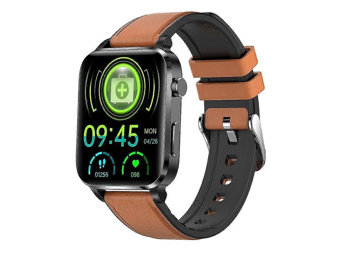Reloj inteligente impermeable con monitor de glucosa en sangre, temperatura corporal, ECG, VFC y frecuencia cardíaca Jrsz Ly Ebike