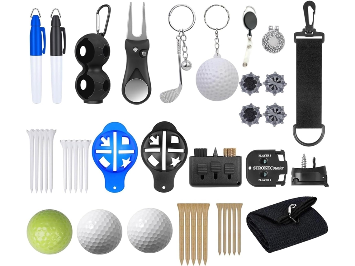 35 x 26 x 5 cm, Kit de herramientas de golf, Cuenta regresiva de 24 días para Navidad, Temporada, Para hombres