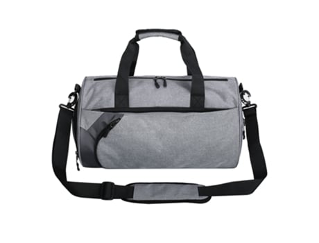 Bolsa De Gimnasio Deportiva Con Compartimento Para Zapatos Y Bolsillo Húmedo Bolsa De Lona Para Gimnasio Bolsa De Noche Para Hombres Y Mujeres, Gri...