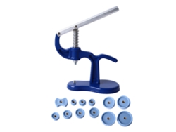 Kit De Reparación De La Presión De La Parte Posterior Del Reloj Con 12 Moldes Para El Reemplazo De La Batería - Metal Azul