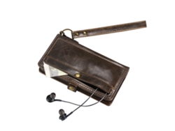 Cartera De Cuero Pu Funda Protectora De Teléfono Desmontable Para Iphone 6plus Marrón
