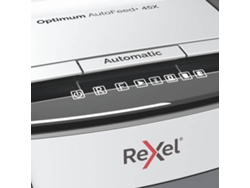 Destructora Automática REXEL Optimum AutoFeed+ 45X EU (45 hojas - Capacidad: 20 L)