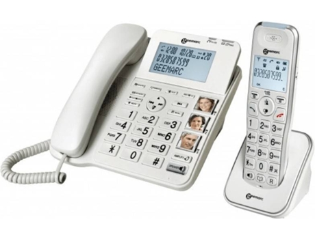 Teléfono Fijo GEEMARC Combi 295 Blanco