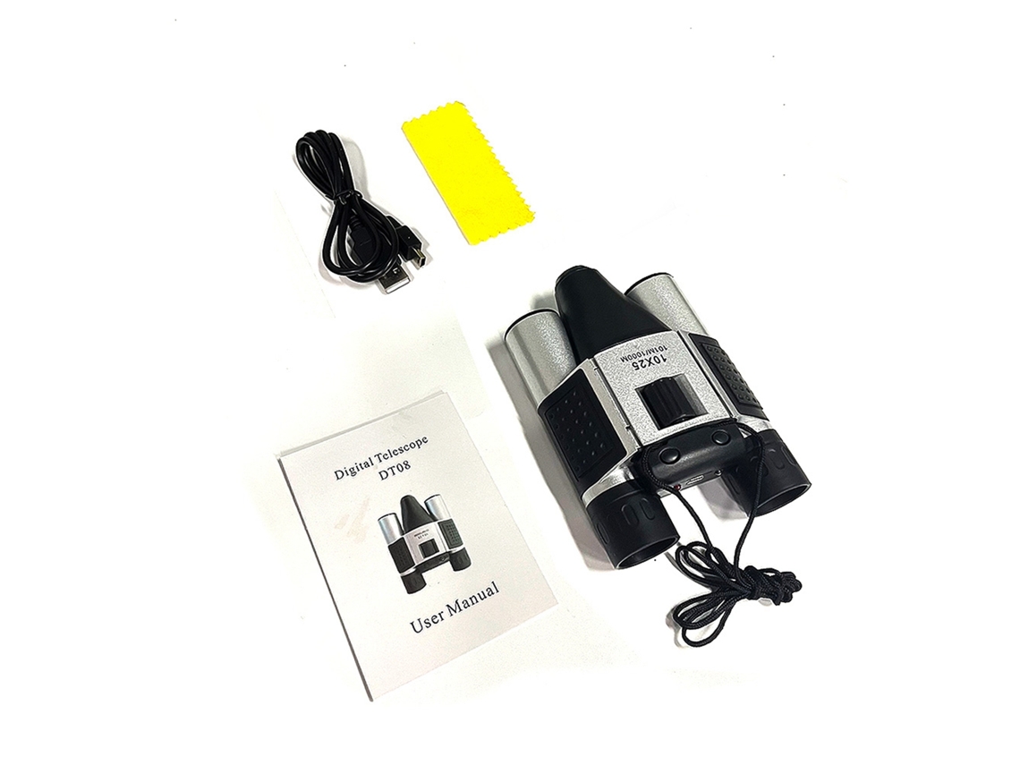 Prismáticos Digitales Con Cámara Y Grabación De Vídeo, Zoom 10x, Visión Nocturna, Sensor Cmos Para Adultos.