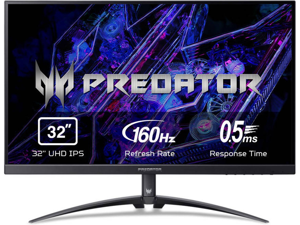 Monitor Gaming ACER XB323QKV3BMIIPHX (31.5'' - LCD - 4K UHD - 1 ms - 160 Hz - Negro)