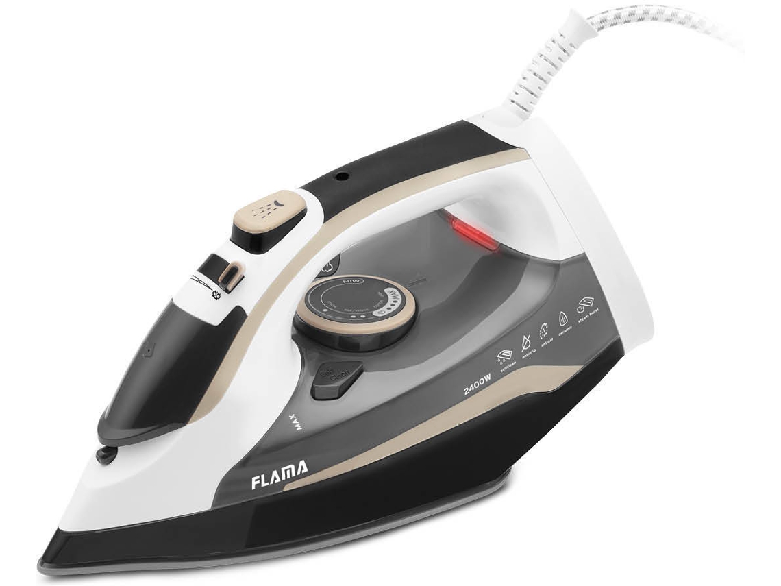 Plancha de Vapor FLAMA 5342FL (Chorro de vapor 80 g/min - Base Cerámica)