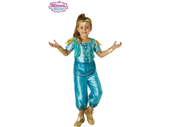 Disfraz de Bebé DISFRAZZES Disfraz De Niña Shimmer And Shine Shine De Shimmer And Shine (Talla: 2 a 3 años)