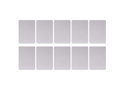 10pcs Quadro Branco Magnético De Lápis Seco Duplex Para Estudantes Professores Borda Branca 21x30cm