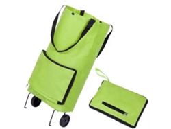 Bolsa de compras plegable, carrito con ruedas, organizador de verduras, portátil. GOKOCO