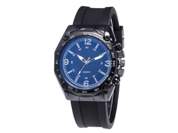 Reloj De Cuarzo Con Correa De Silicona Moderno Para Estudiantes (oro Negro)