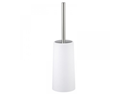 MEOIRUERY Juego de escobilla de baño moderna, de acero inoxidable con recubrimiento en polvo y almohadilla antideslizante, para baño y uso comercial. Diseño ele