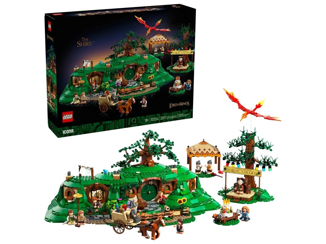 Lego Icons 10354 El Señor de los Anillos: La Comarca (Plástico, 18 años, 2017)