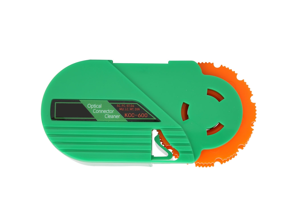 Limpiador De Conectores Ópticos Kcc-600 Caja De Limpieza Para Fc/sc/lc/st/mu/d4/din