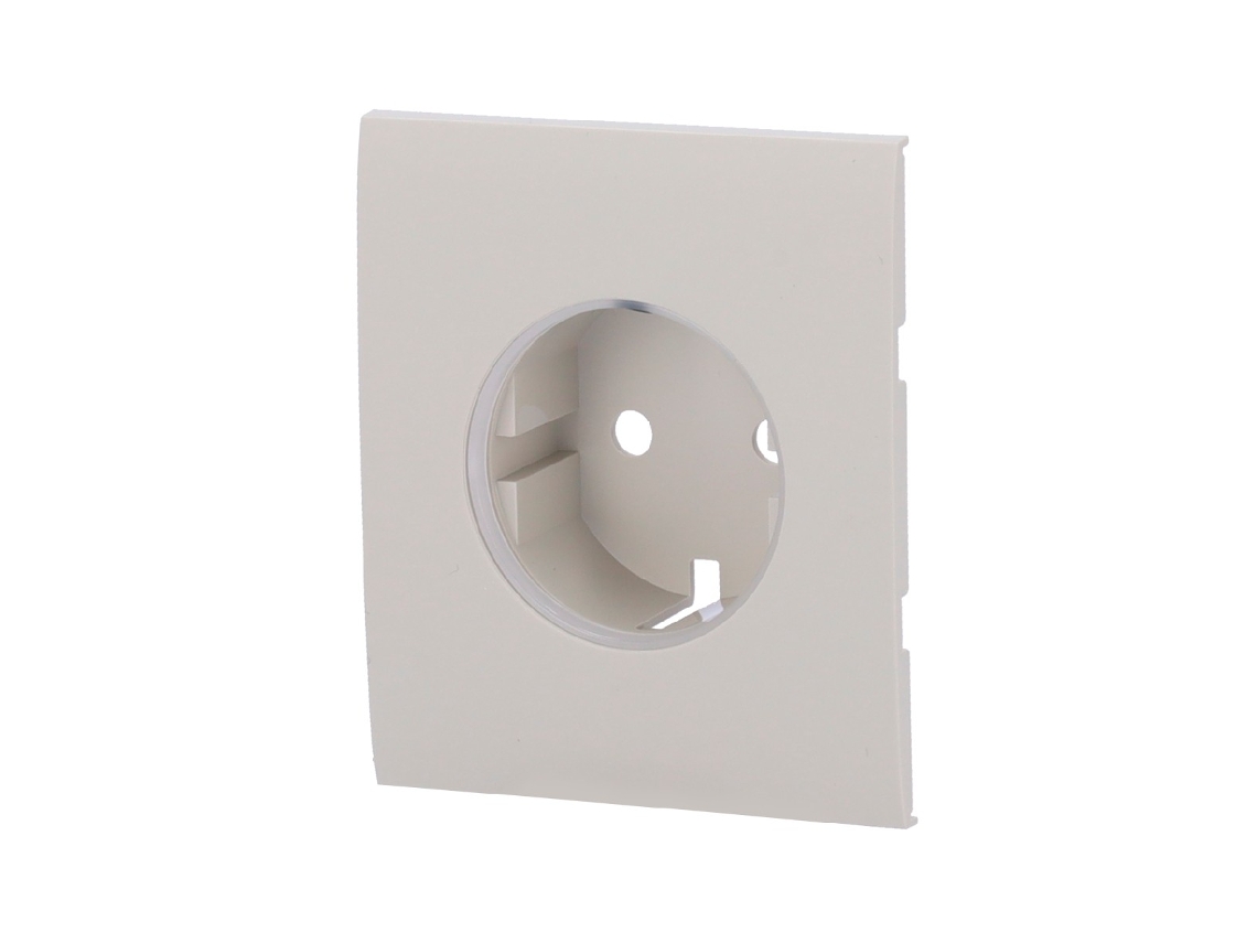 Cubierta central beige para conector de base - Aj-centercover-oys