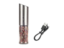 Molinillo de sal y pimienta recargable por USB, eléctrico, fácil de usar. Rosewell