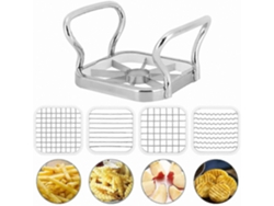 Cortador manual de papas fritas, rebanador y fabricante de papas fritas de acero inoxidable Rosewell