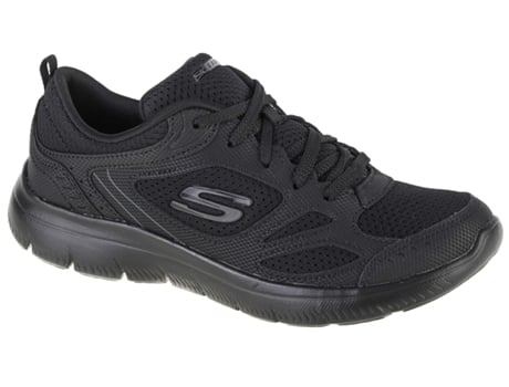 Botas de Mujer SKECHERS Summits Suited Bbk Piel Negro (35.5)