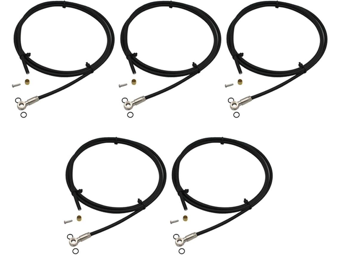 5 Piezas De Manguera De Freno De Disco Hidráulico Para Bicicleta De 2 M Para Xt Xtr Bh90 / Bh59
