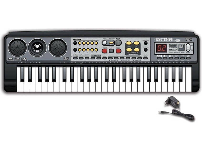 Organo DISFRAZZES Electronico (49 Teclas Adaptador + Conector USB - 57 x 25 x 18 cm)