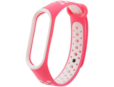 Correa Xiaomi Mi Band 4 LMOBILE Dots (Rosa y Blanco)