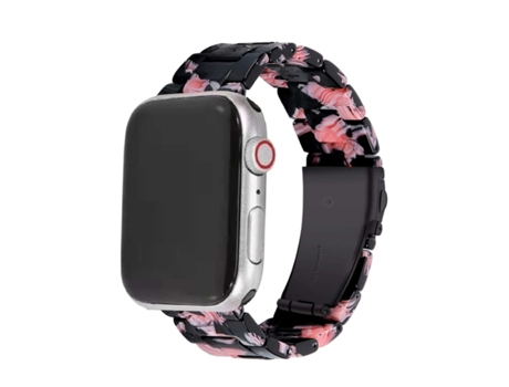 Correa de lujo de resina de rodonita Apple Watch Series 6 44 mm VEANXIN
